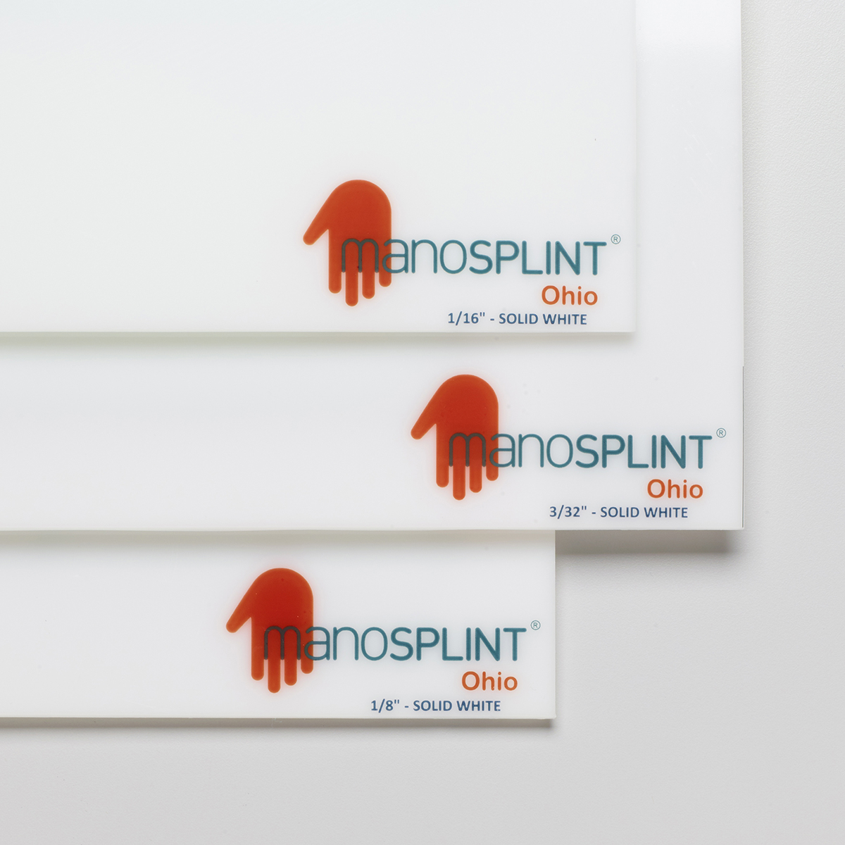 Manosplint Ohio Solid White 1/8 x 24 x 36 Solid White 1 sheet