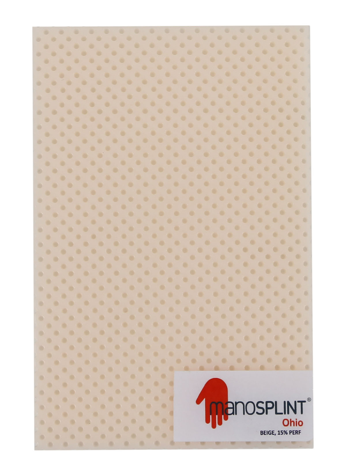 Manosplint Ohio Perf Beige 3/32 x 12 x 18 15% Perf Beige 1 sheet