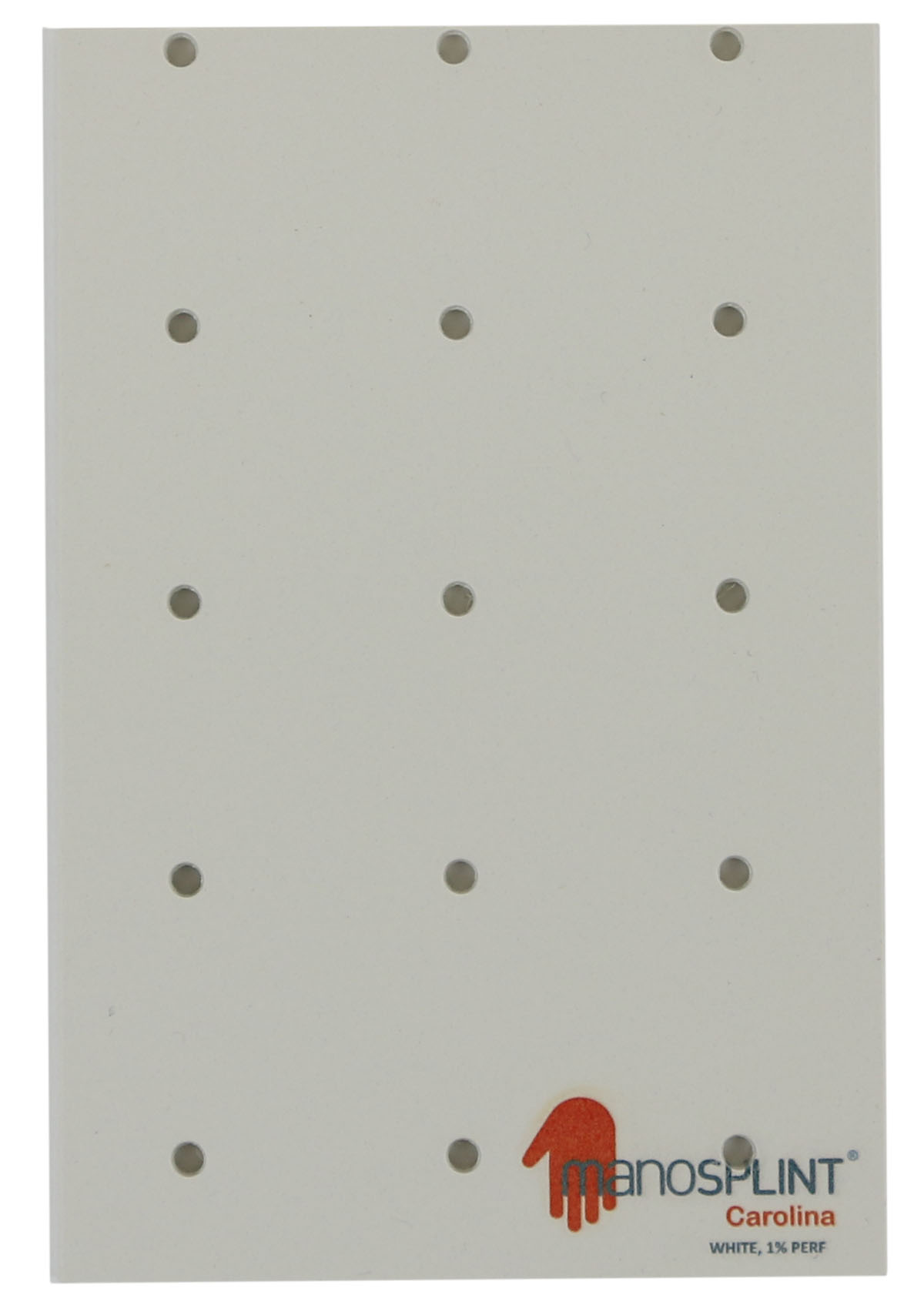 Manosplint Ohio Perf White 1/8 x 18 x 24 1% Perf White 1 sheet