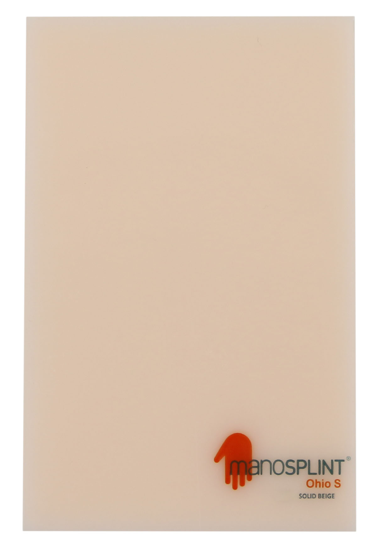 Manosplint Ohio S Solid 1/16 x 18 x 24 Solid Beige 1 sheet