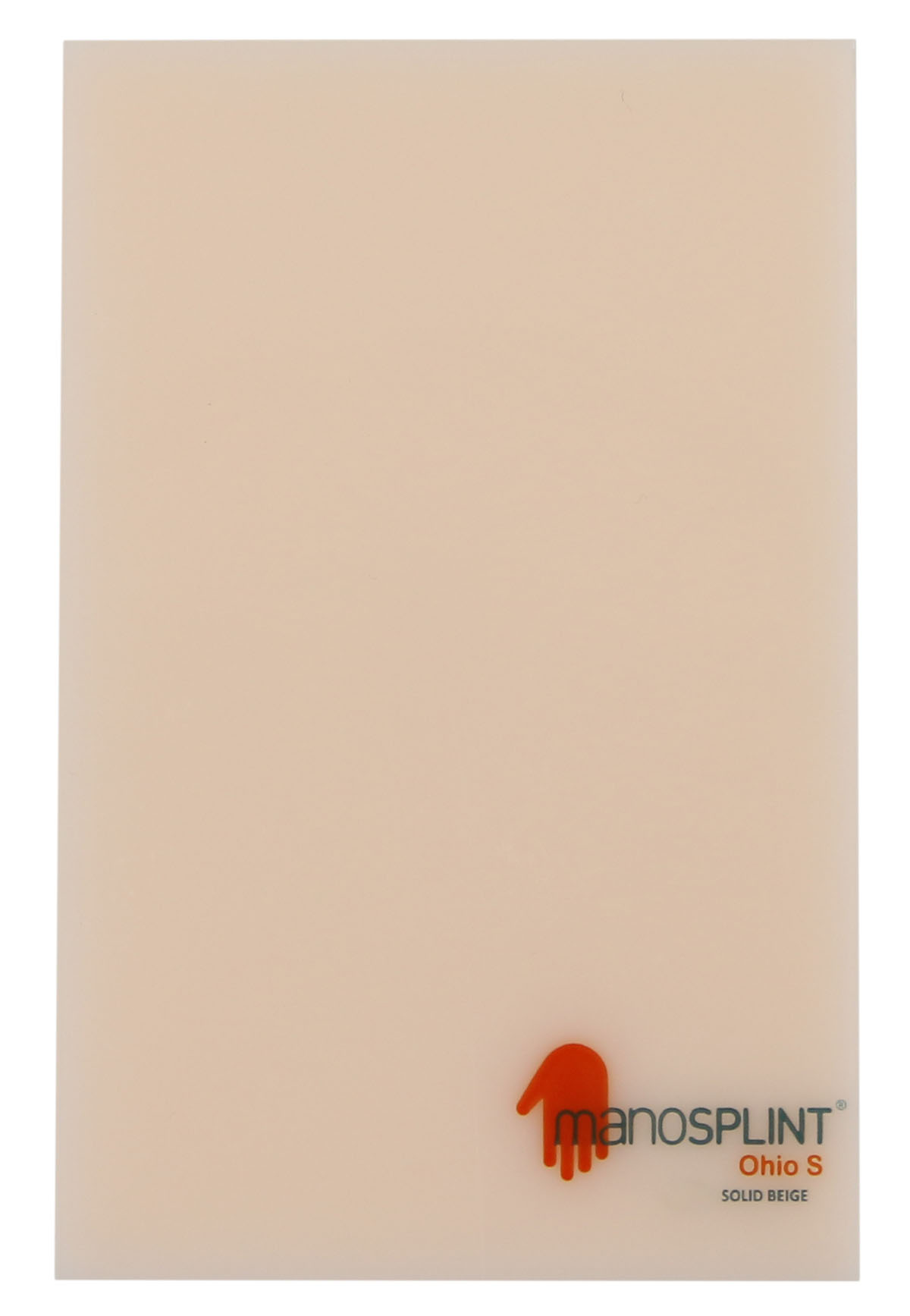 Manosplint Ohio S Solid 1/8 x 12 x 18 Solid Beige 1 sheet
