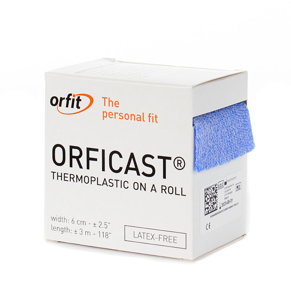 Orficast Thermoplastic Tape 2 x 9' Blue