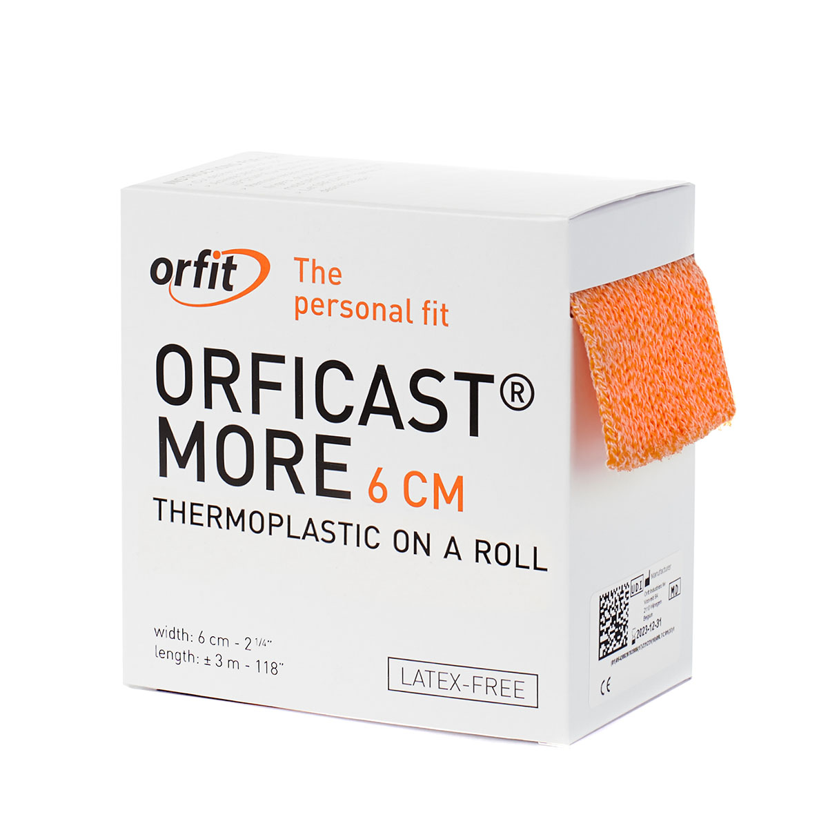 Orficast More Thermoplastic Tape 2 x 9' Orange