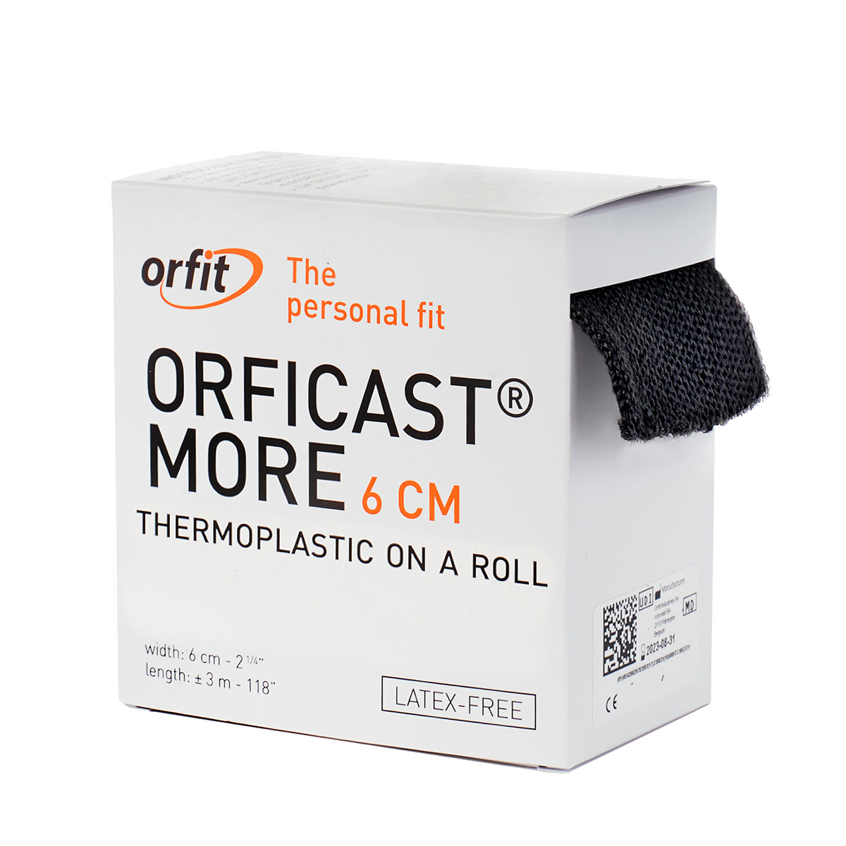 Orficast More Thermoplastic Tape 2 x 9' Black