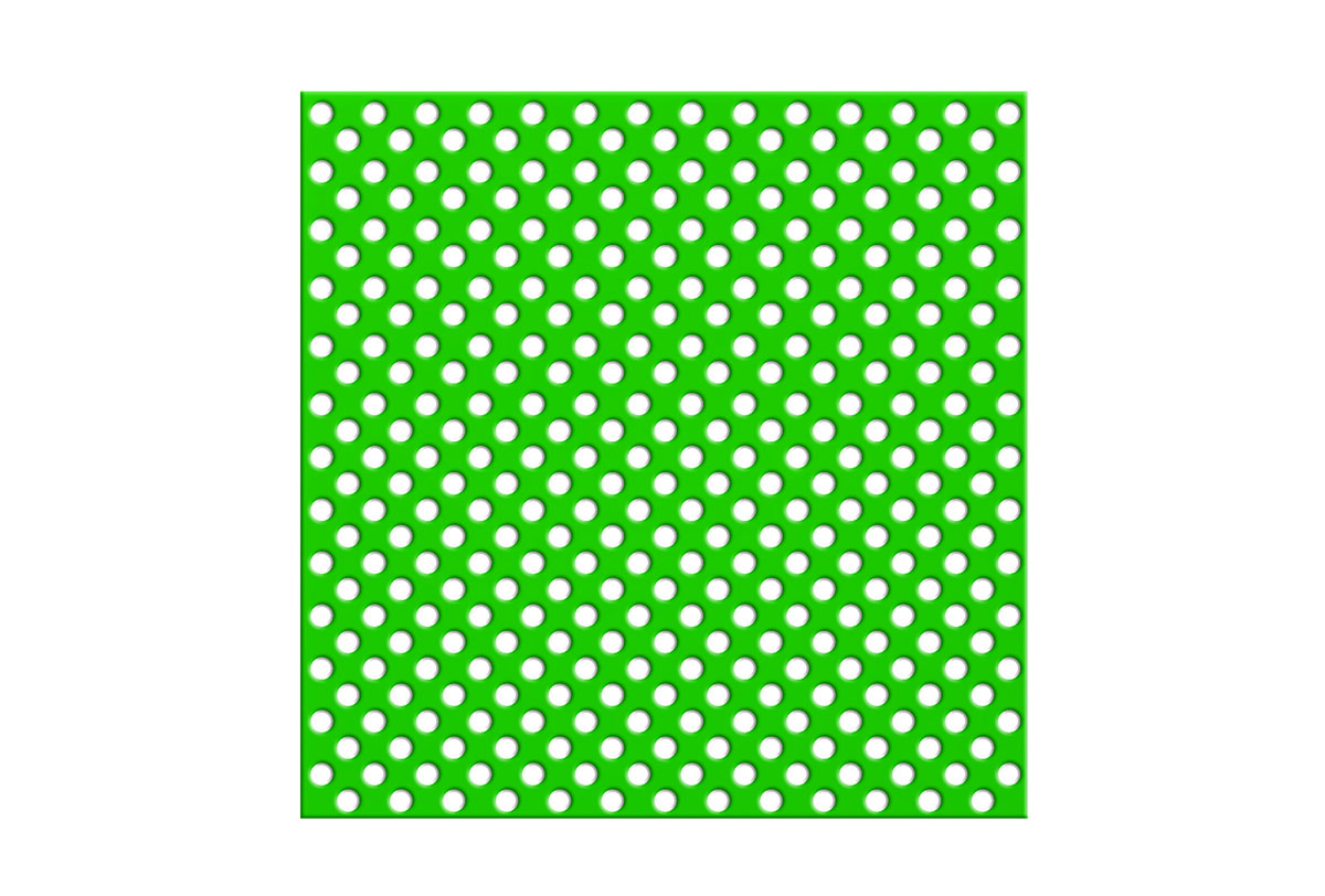 Orfit Colors NS 18 x 24 x 1/12 micro perforated 13% hot green case of 4
