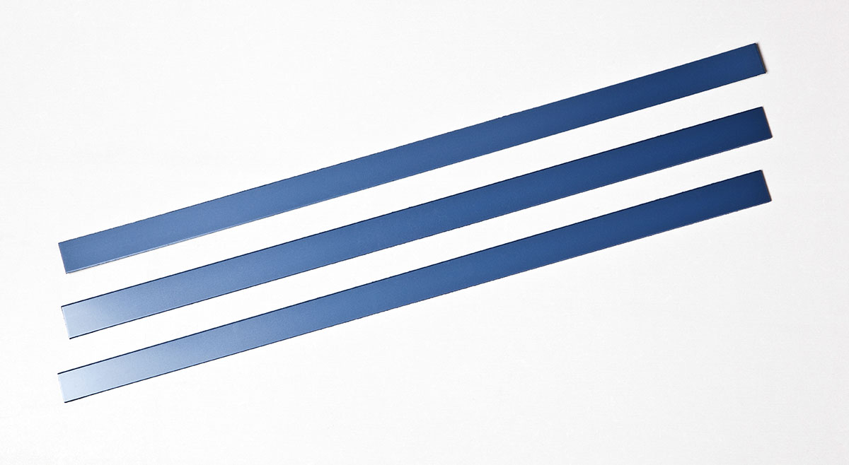 Orfit Strips 18 x 4/5 x 1/8 Atomic Blue wide 10 pcs