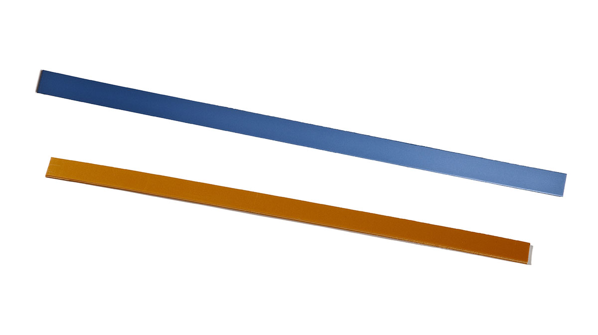 Orfit Strips 18 x 4/5 x 1/8 5 pcs. Gold and 5 pcs. Atomic Blue wide