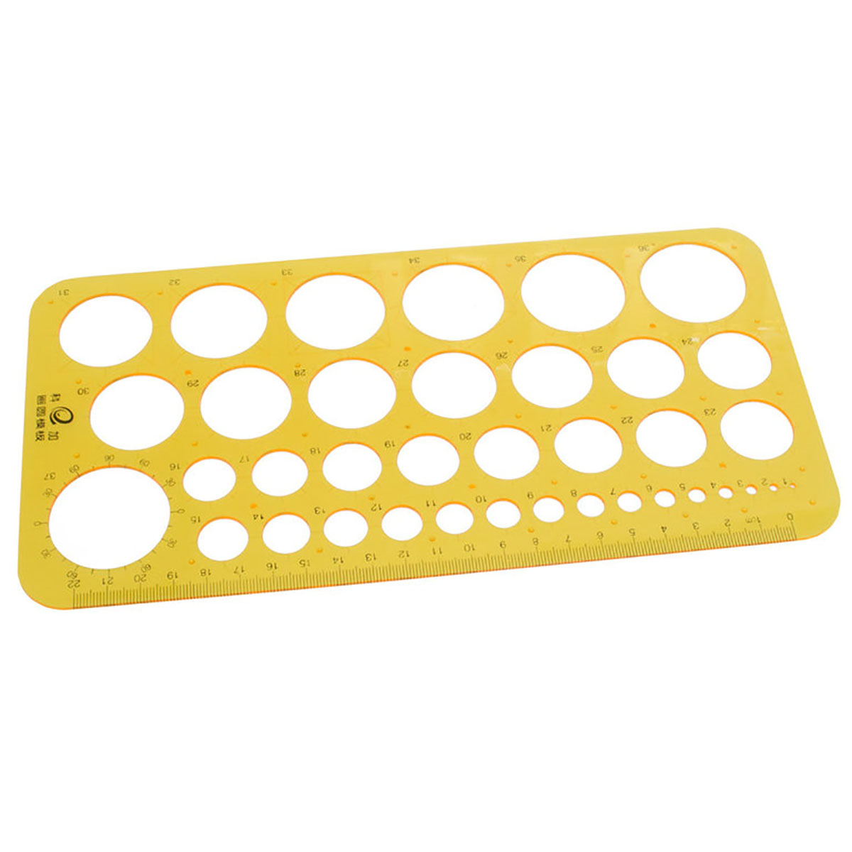 AFH circular template for swan neck rings 1-36mm