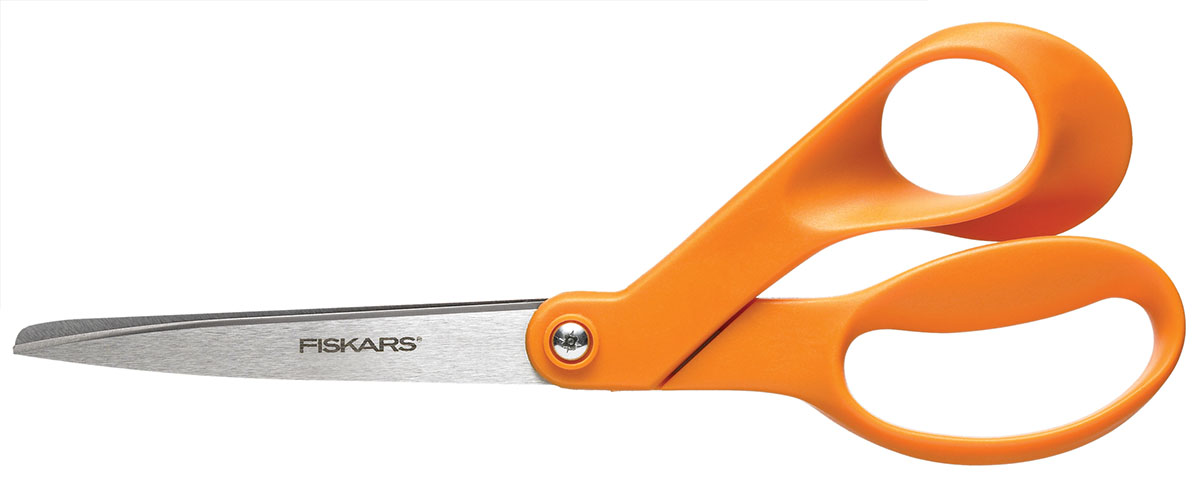 Fiskars Premier 8 Right-Hand Bent Scissors for Splinting