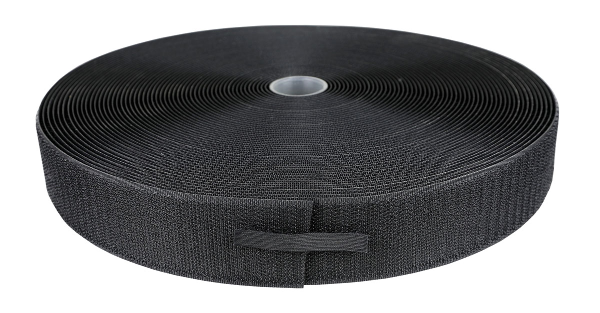 1-1/2 hook material 25 yard dispenser box black