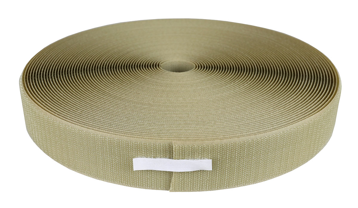 1-1/2 hook material 25 yard dispenser box tan