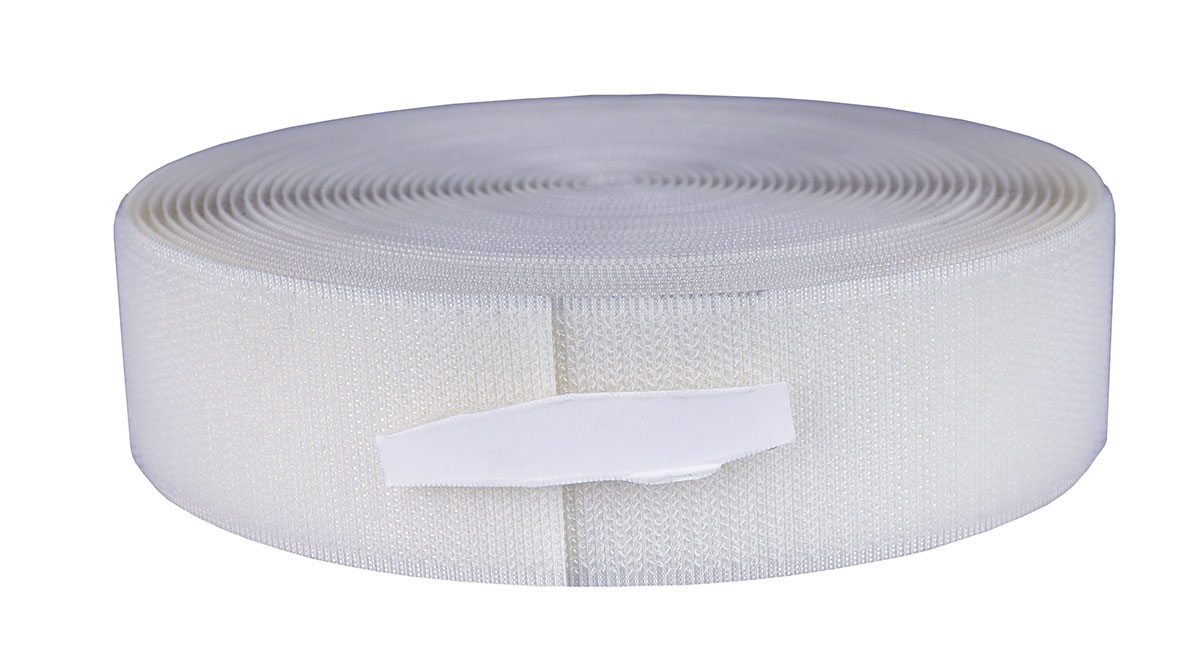 1-1/2 hook material 10 yard white