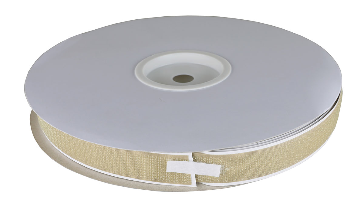 1 self-adhesive hook material 25 yard dispenser box tan