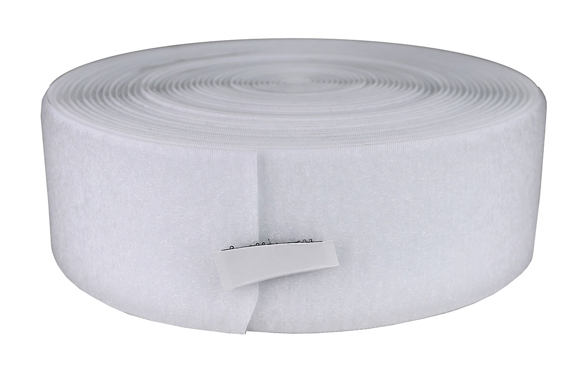 2 loop material 10 yard white