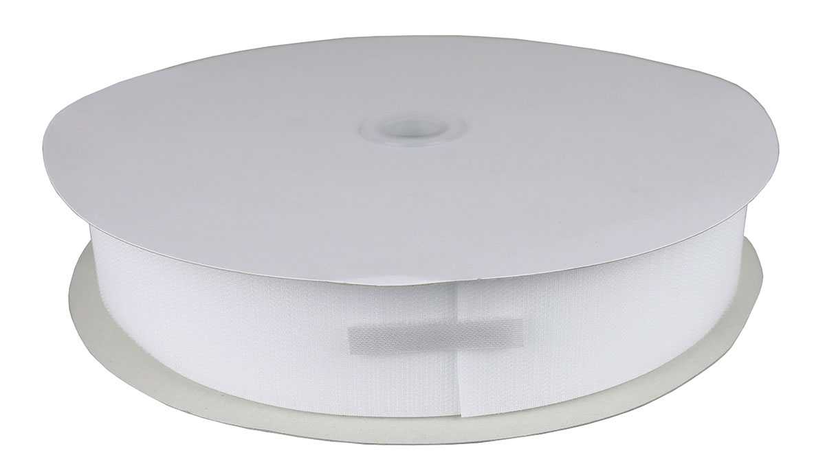 2 self-adhesive hook material 25 yard dispenser box white