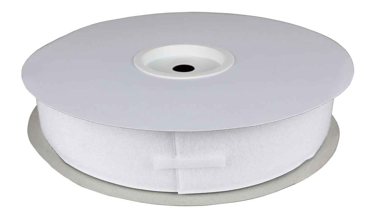 2 self-adhesive loop material 25 yard dispenser box white
