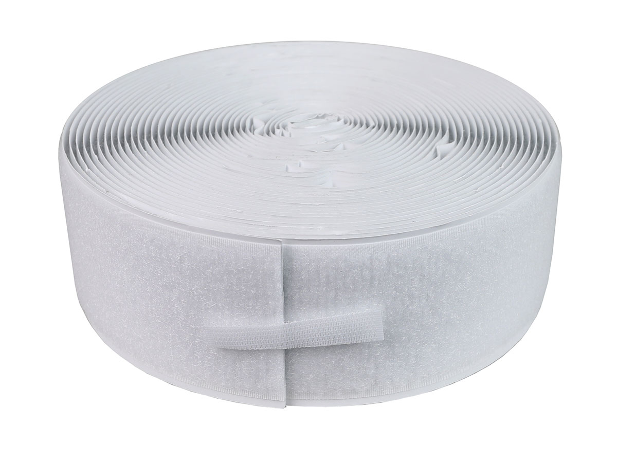 2 self-adhesive loop material 10 yard dispenser box white