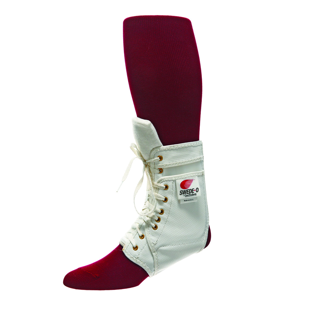 Swede-O Ankle Lok Brace Padded Tongue White XS