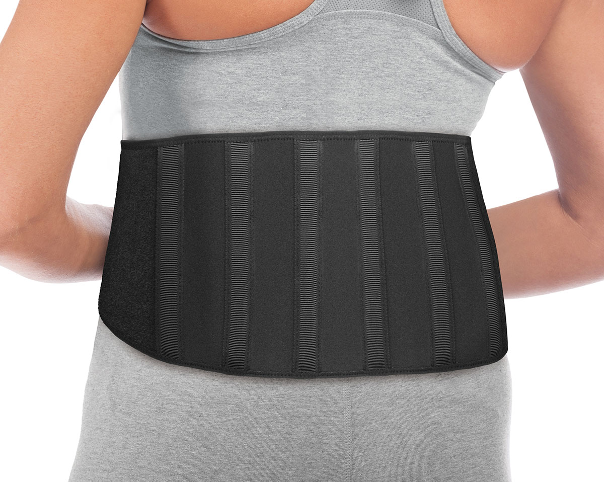 Mueller Adjustable Back Support Black OSFM