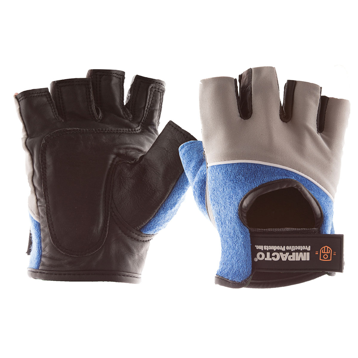 Impacto Gel Work Glove Leather Half Finger XX-Large