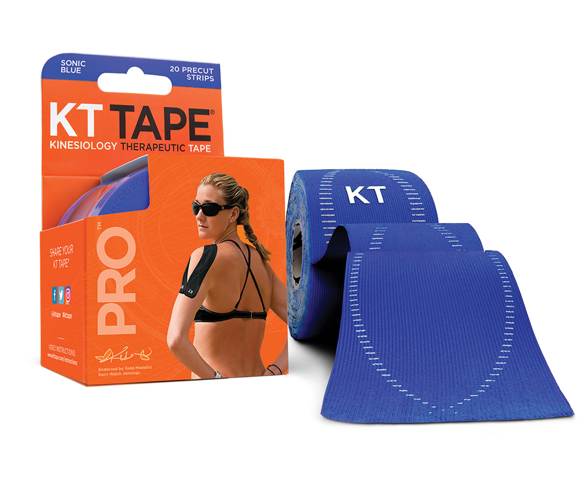 KT TAPE PRO Precut 10 Strip (20 each) Sonic Blue