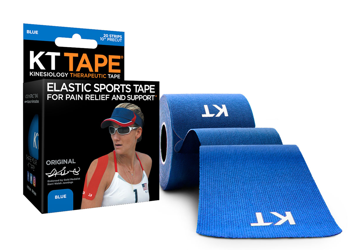 KT TAPE Cotton Precut 10 Strip (20 each) Blue