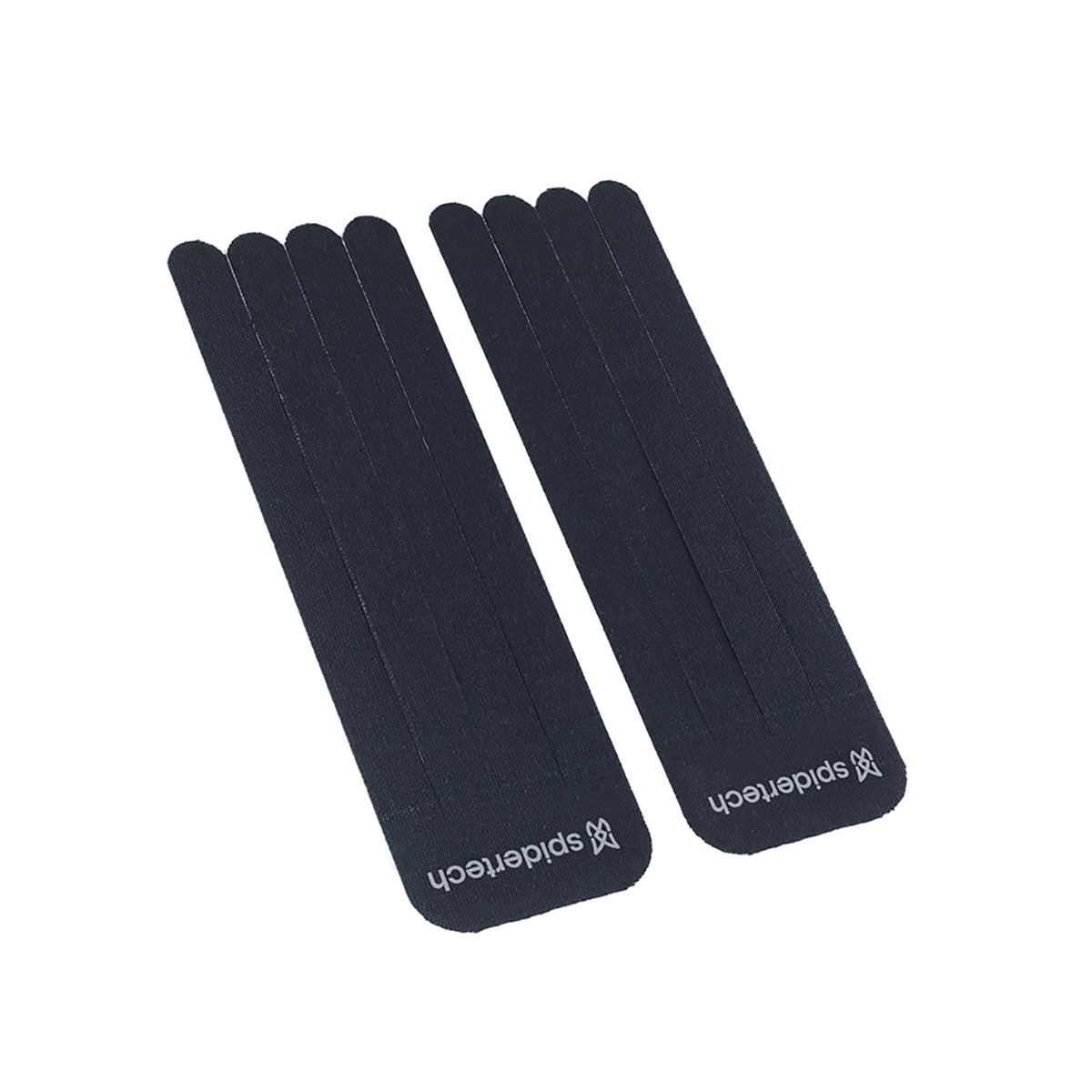 SpiderTech Pro-Cut Kinesiology Tape Small Fan Black Pack of 20