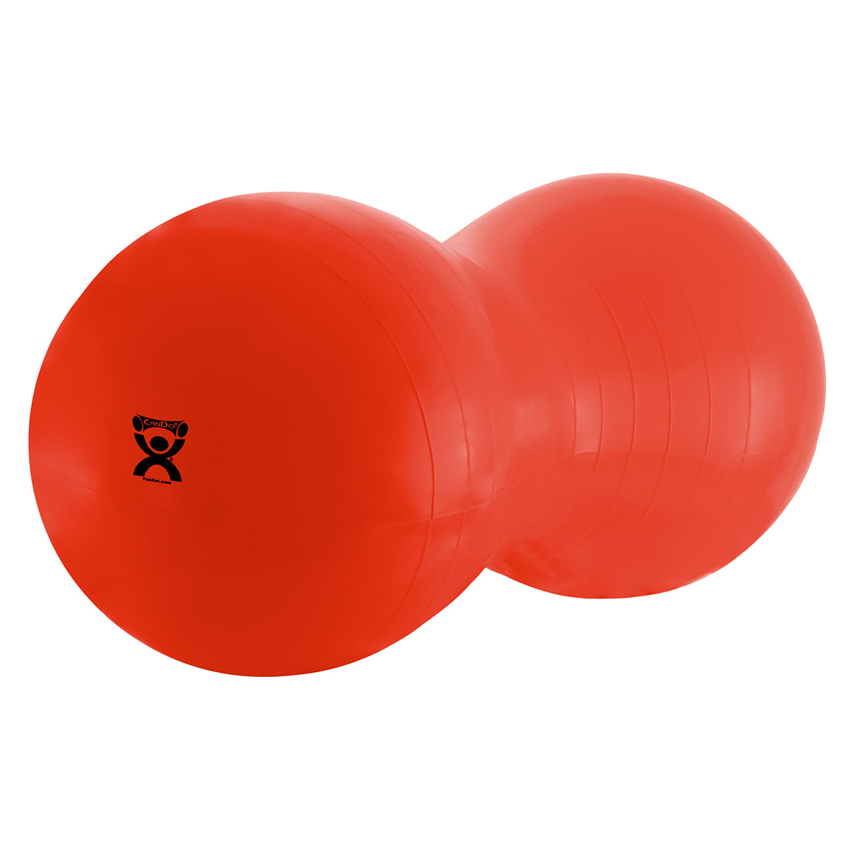 CanDo Inflatable Exercise Saddle Roll - Red - 28 Dia x 47 L (70 cm Dia x 120 cm L)