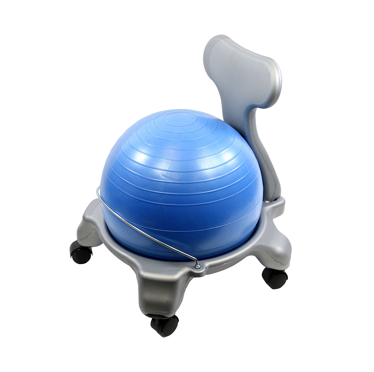 CanDo Ball Chair - Plastic - Mobile - with Back - Child Size - with 15 Ball