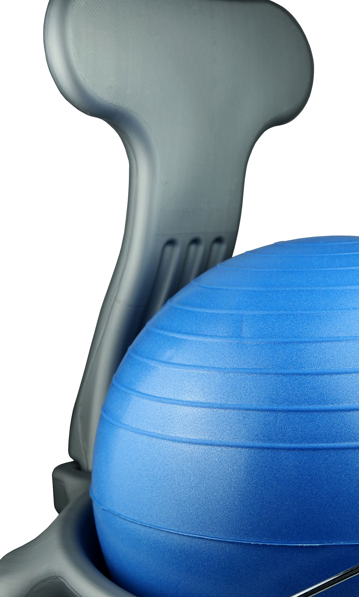 CanDo Ball Chair - Plastic - Mobile - with Back - Child Size - with 15 Blue Ball