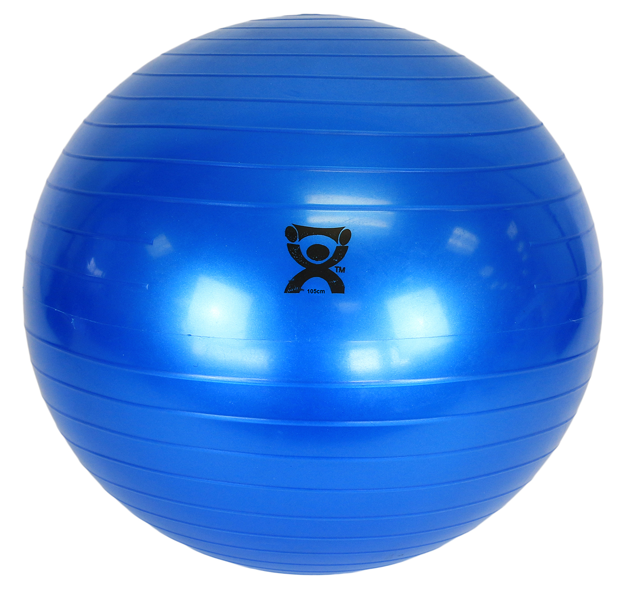 CanDo Inflatable Exercise Ball - Blue - 42 (105 cm)