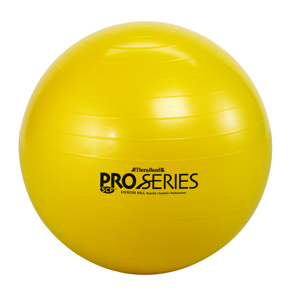 TheraBand Inflatable Exercise Ball - Pro Series SCP - Yellow - 18 (45 cm) Retail Box