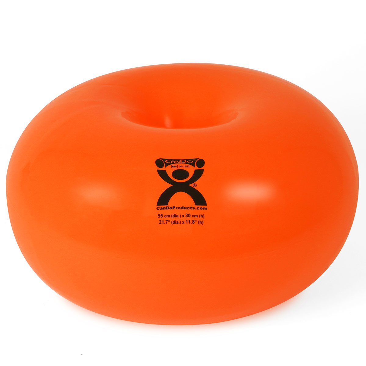CanDo Donut Ball - Orange - 22 Dia x 12 H (55 cm Dia x 30 cm H)