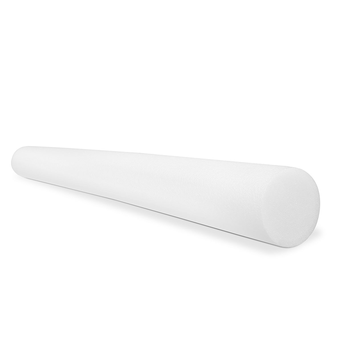 CanDo Foam Roller - Slim - White PE foam - 3 x 36 - Round