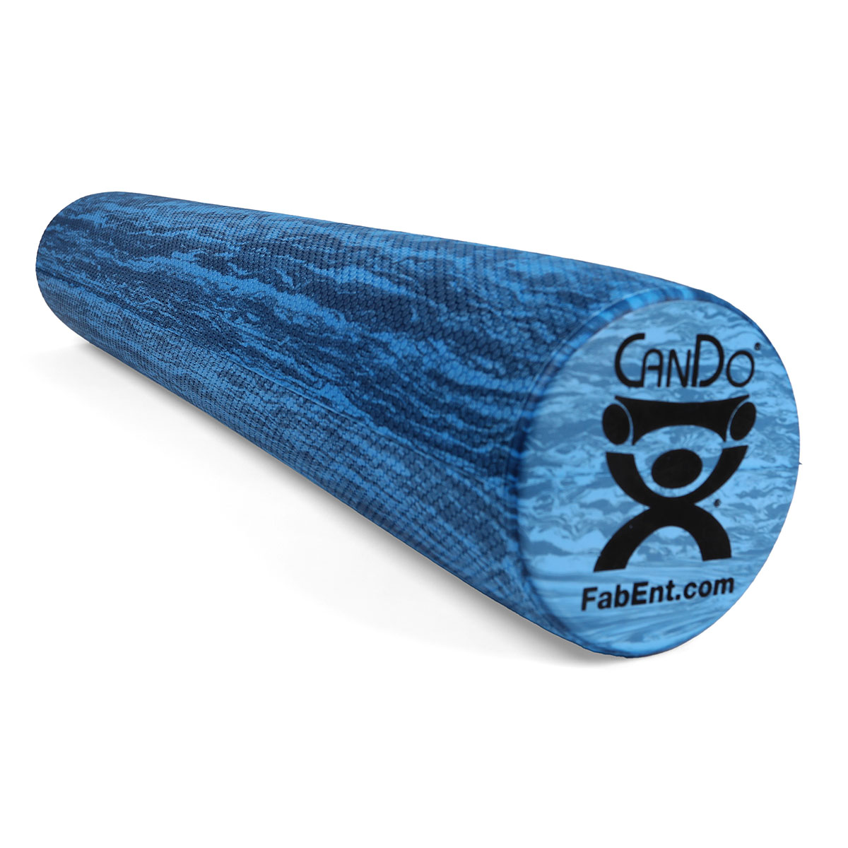 CanDo Foam Roller - Blue EVA Foam - Extra Firm - 6 x 36 - Round