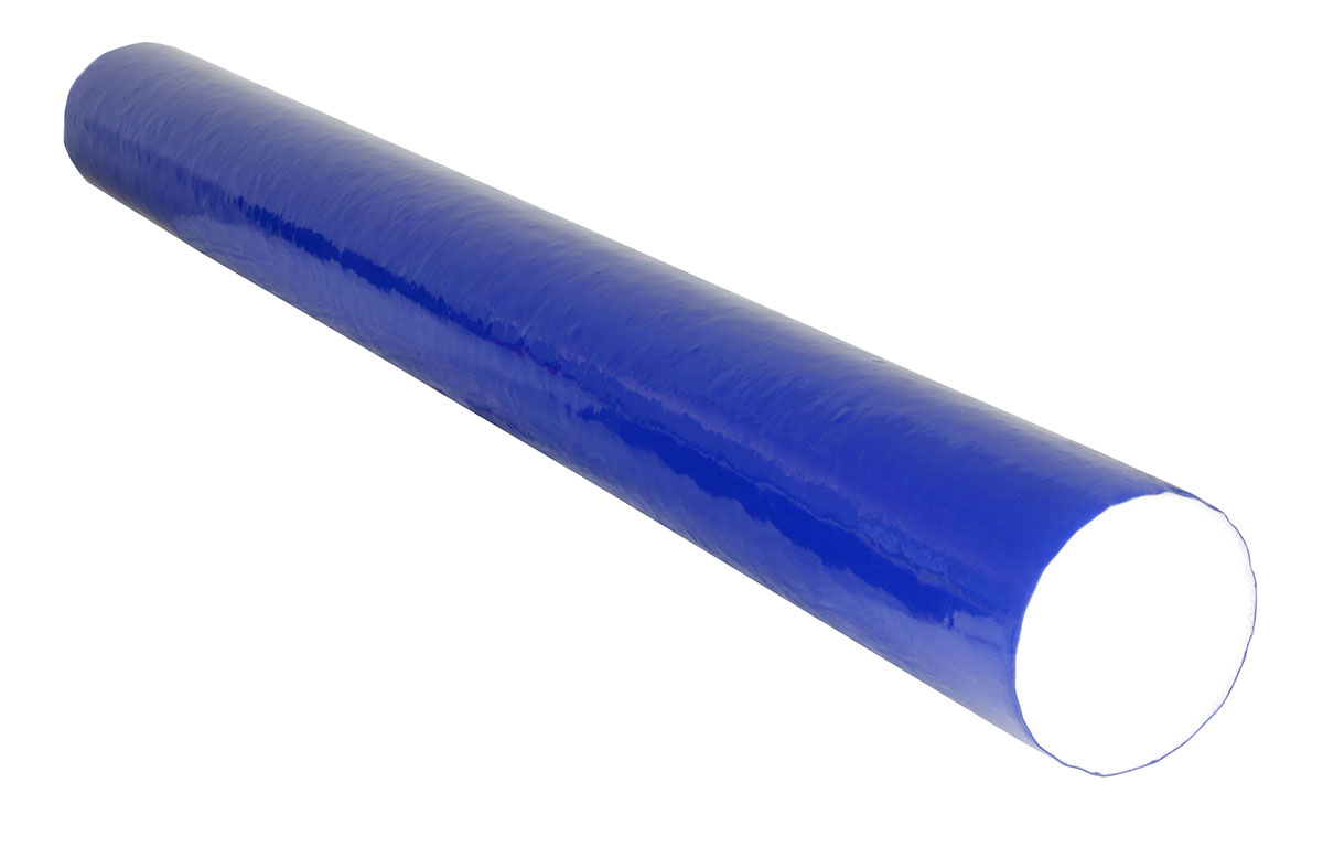 CanDo Foam Roller - PE foam Blue TufCoat Finish - 4 x 36 - Round