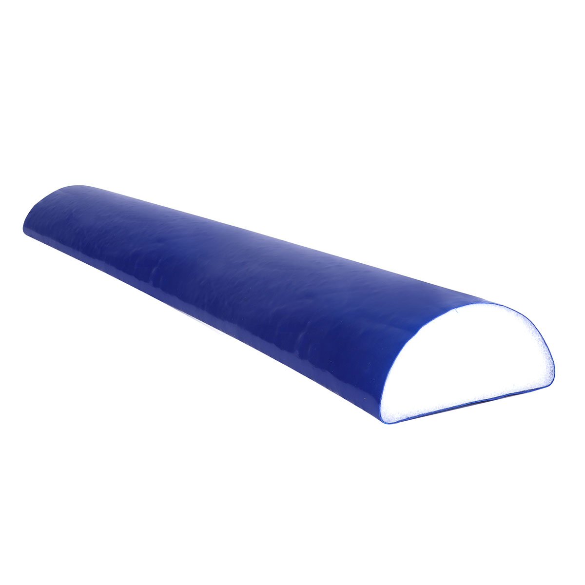 CanDo Foam Roller - PE foam Blue TufCoat Finish - 4 x 36 - Half-Round