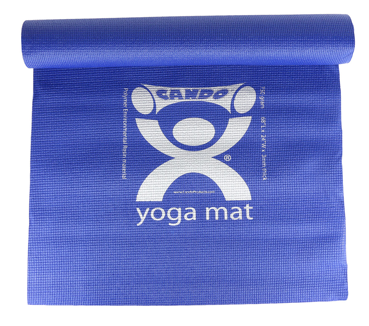 CanDo Yoga Mat Blue 68 x 24 x 0.12