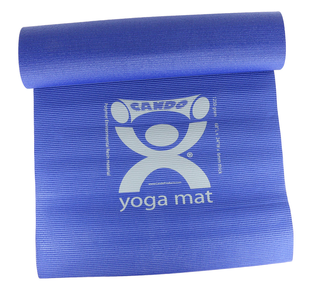 CanDo Yoga Mat Blue 68 x 24 x 0.25