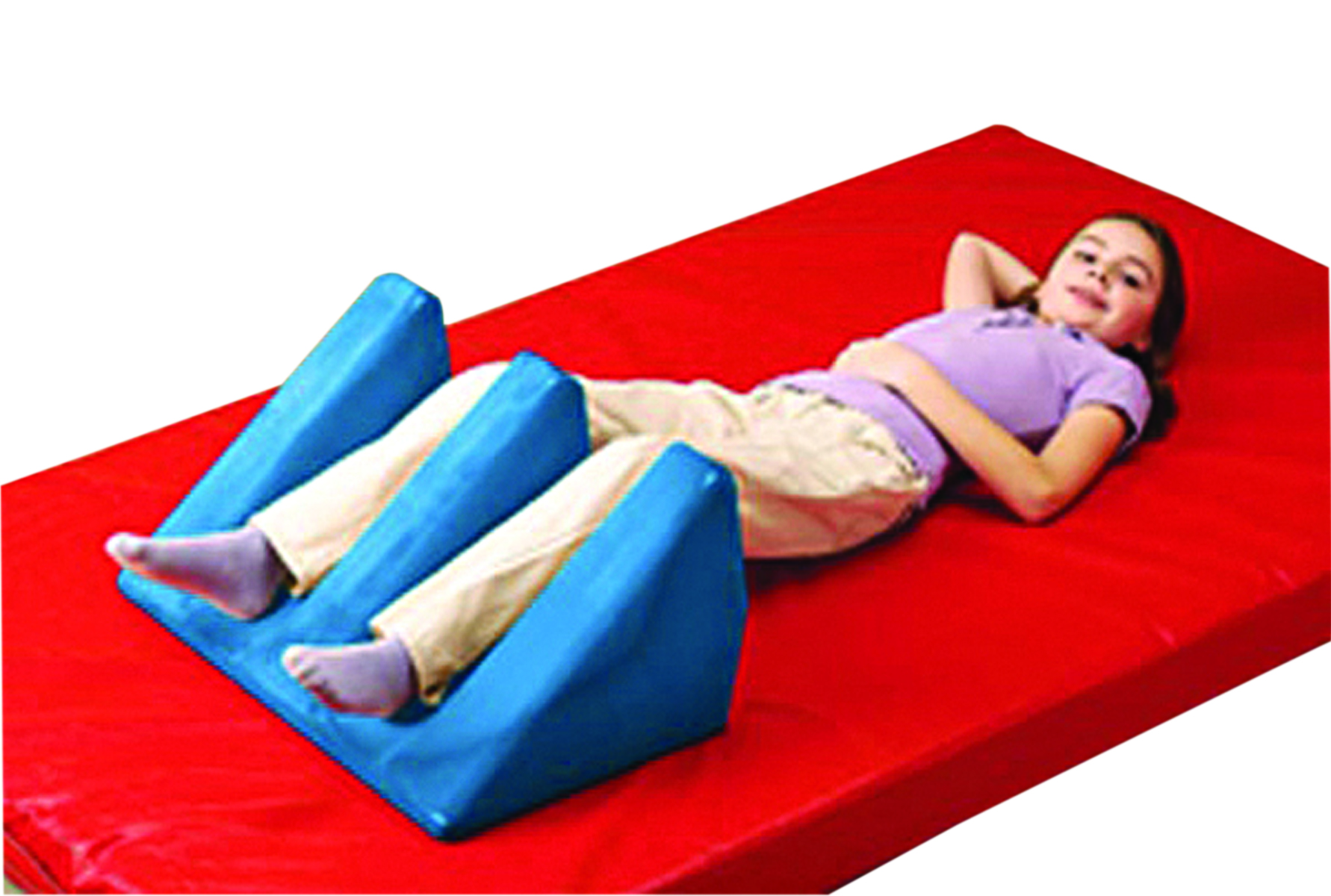 Tumble Forms slotted wedge large 26x16x13 WxLxH
