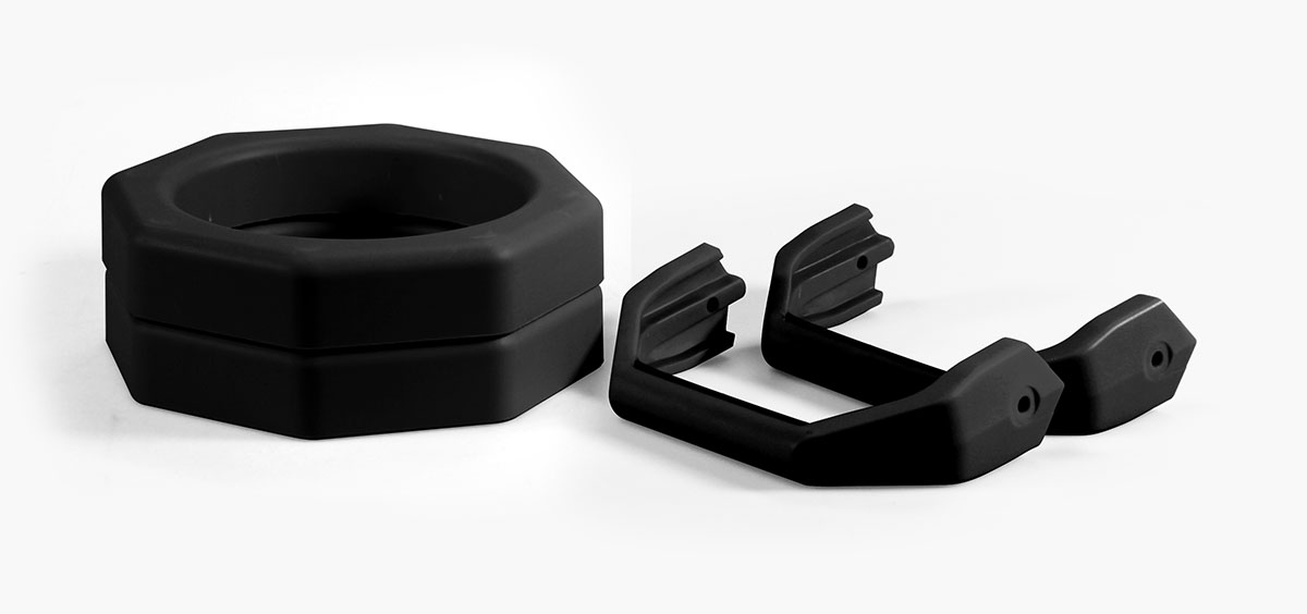 BOSU Surge Black Handles and Endcap Kit