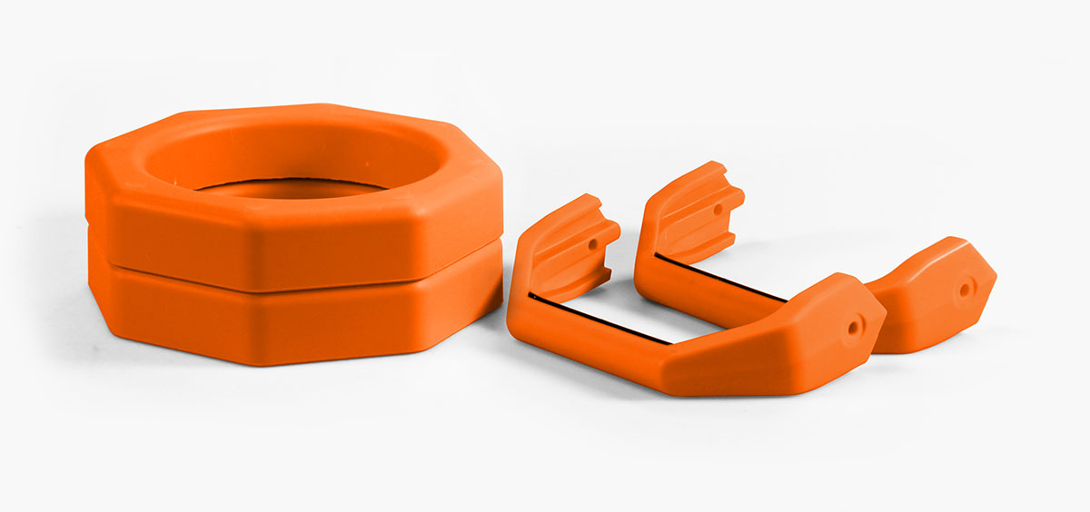BOSU Surge Orange Handles and Endcap Kit