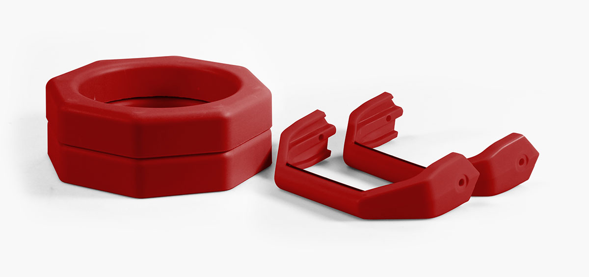 BOSU Surge Red Handles and Endcap Kit