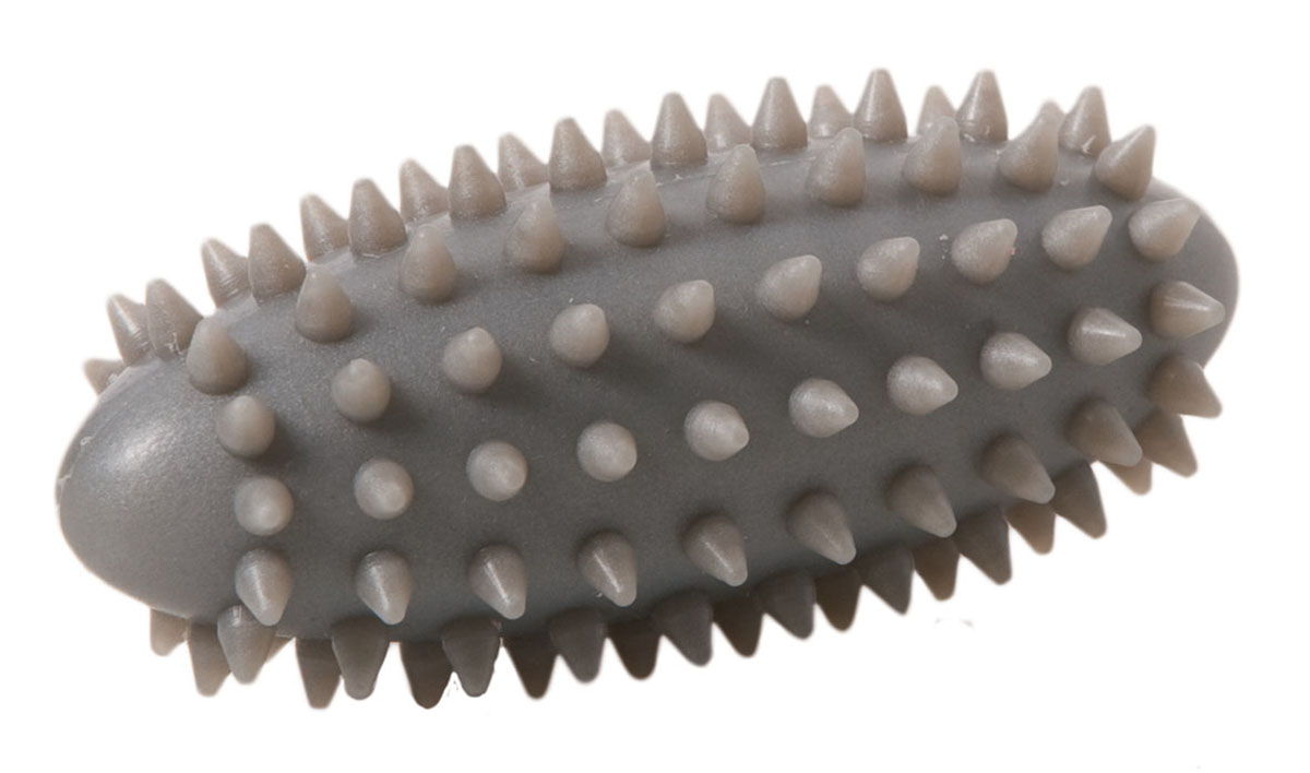 Knobbed Ball Long - 4.35 x 2.0 - Silver