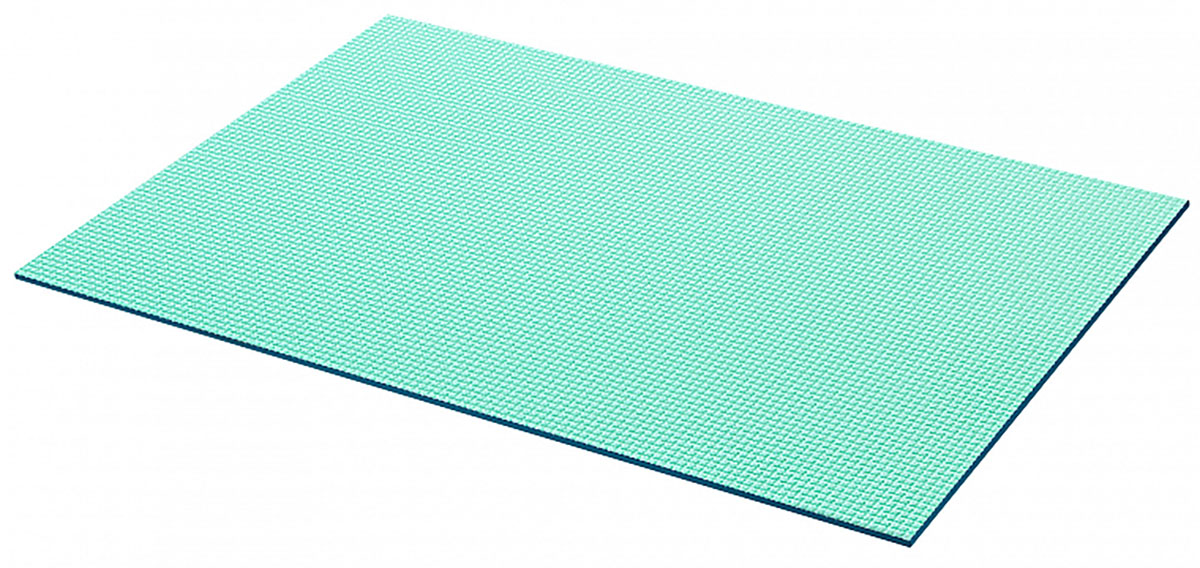 Airex Exercise Mat Diana 200 79 x 49 x 0.6 Water Blue Case of 10