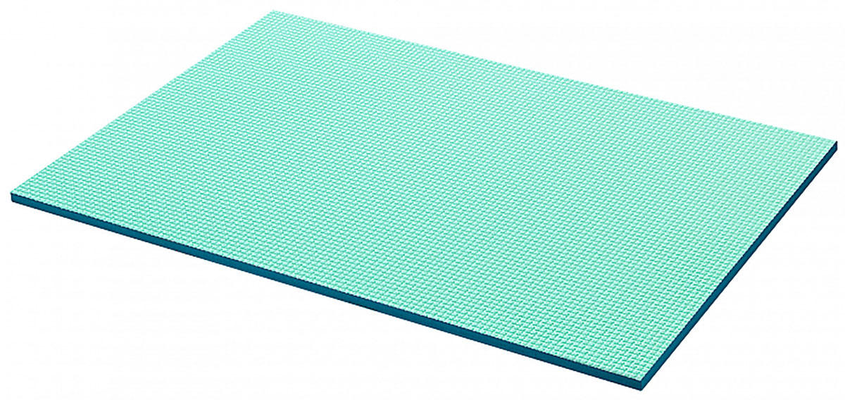 Airex Exercise Mat Titania 200 79 x 49 x 1.25 Water Blue Case of 5