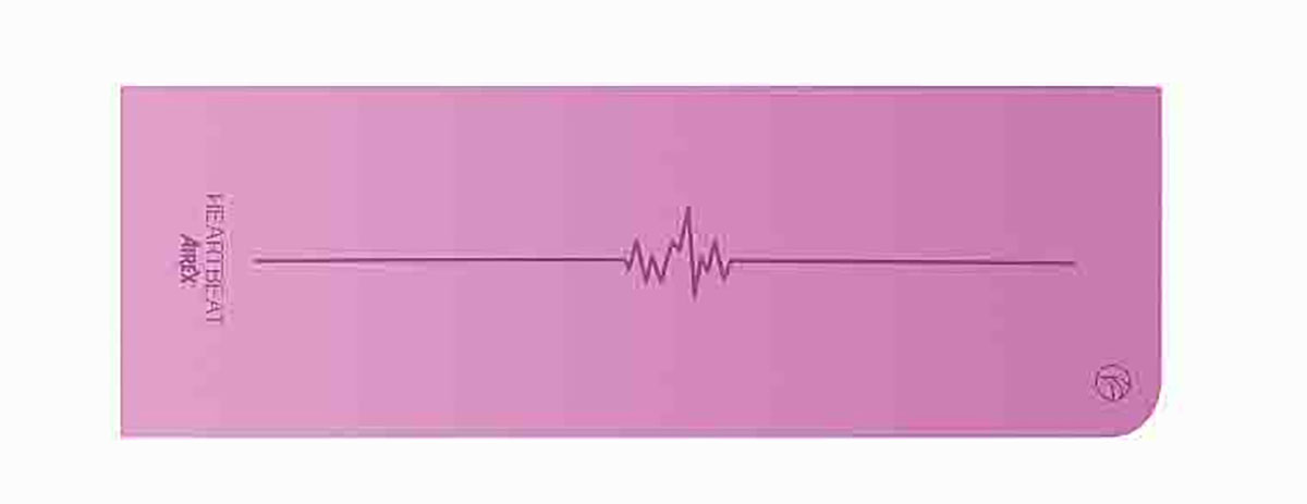 Airex Exercise Mat Heartbeat 72 x 24 x 0.16 Pink Case of 6