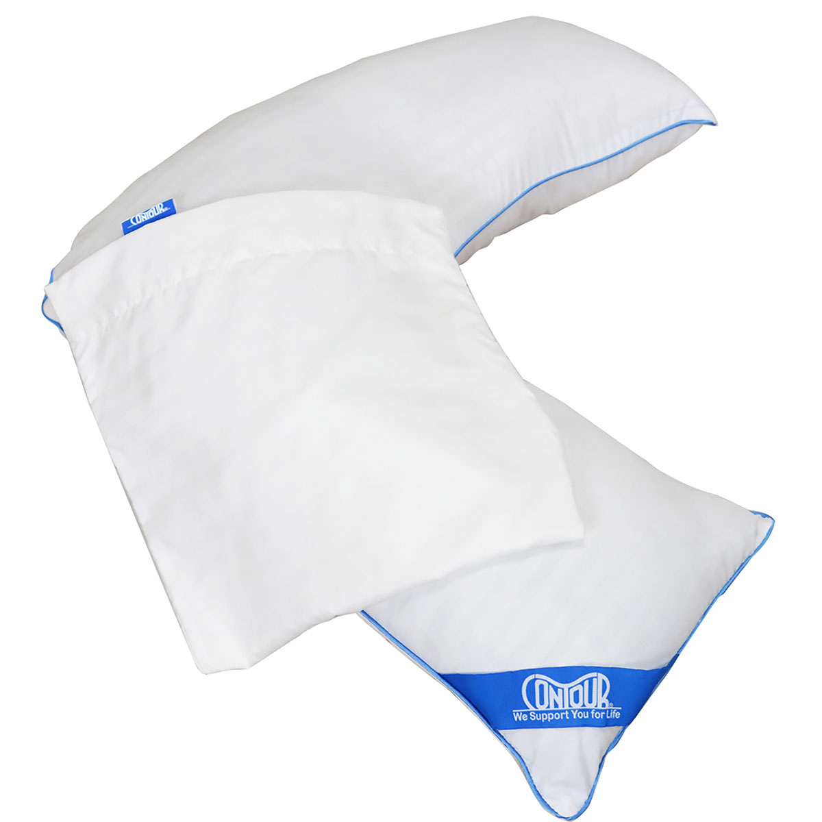 L Pillow Case White