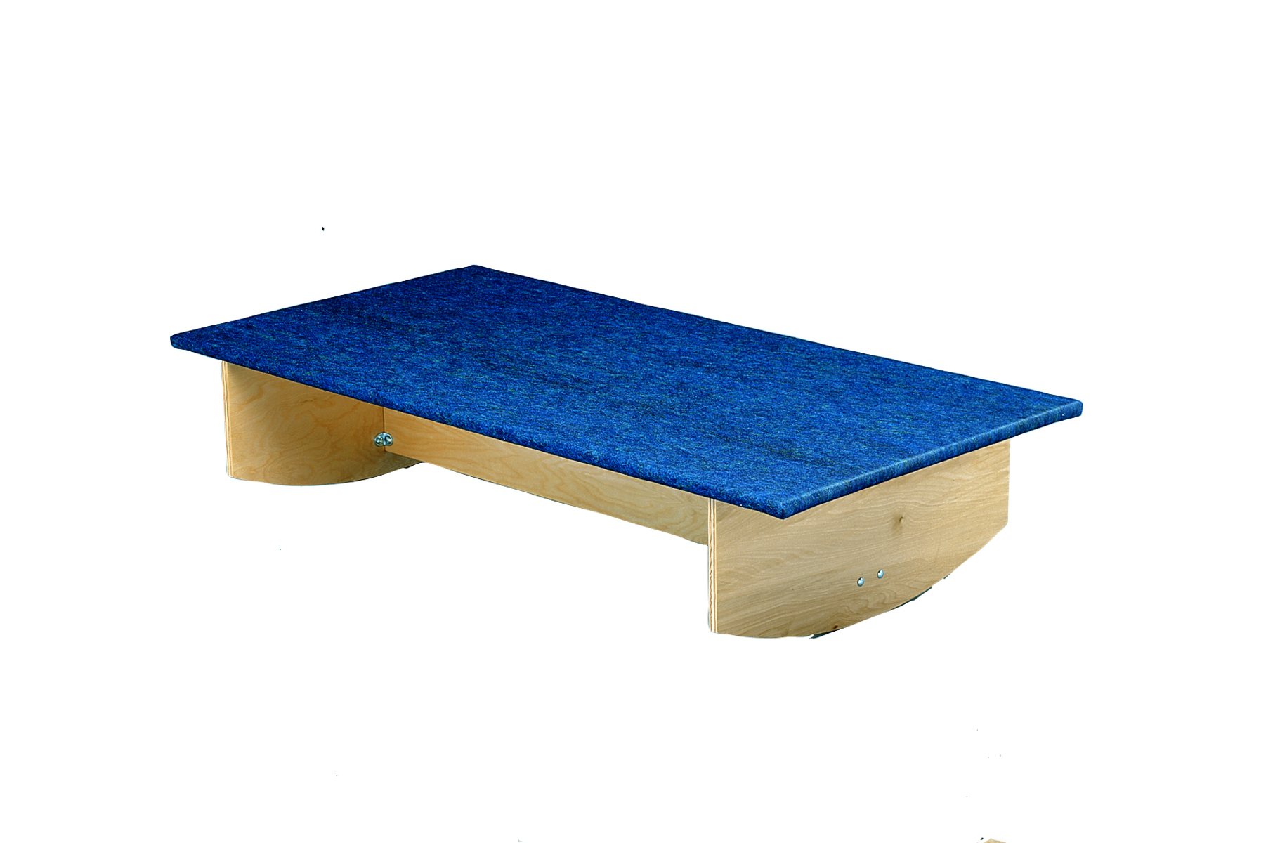 Rocker Board - Wooden with carpet - side-to-side - 30 x 60 x 12