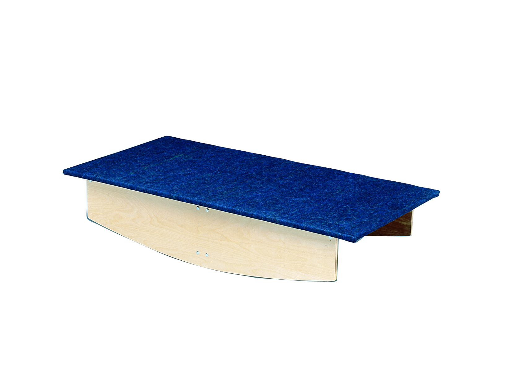 Rocker Board - Wooden with carpet - front-to-back - 30 x 60 x 12